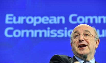 El comisario europeo de Competencia, Joaquín Almunia.