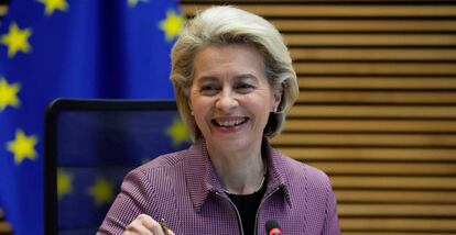 La presidenta de la Comisión Europea, Ursula von der Leyen