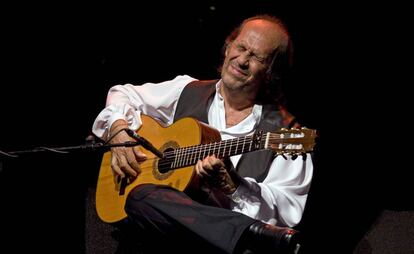 Paco de Lucía, en un concierto de Madrid en junio de 2010.  