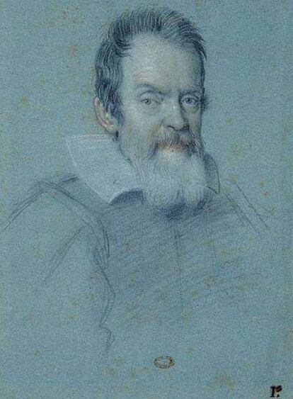 Retrato de Galileo por Ottavio Leoni.