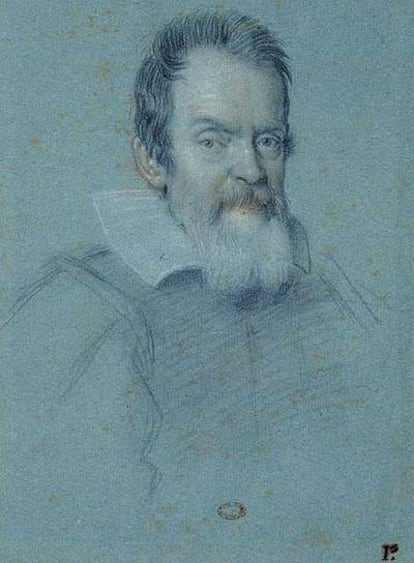 Retrato de Galileo por Ottavio Leoni.