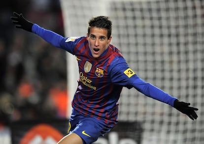 Tello celebra su gol