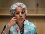 World Health Organization (WHO) Chief Scientist Soumya Swaminathan attends a press conference organised by the Geneva Association of United Nations Correspondents (ACANU) amid the COVID-19 outbreak, caused by the novel coronavirus, at the WHO headquarters in Geneva Switzerland July 3, 2020. Fabrice Coffrini/Pool via REUTERS