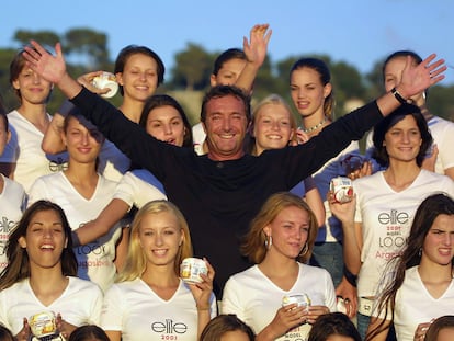 Gérald Marie en 2001, cuando era el presidente de la rama francesa de Elite y organizaba el famoso concurso de modelos Elite Model Look