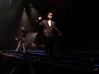 C.Tangana anoche durante su concierto en el WiZink Center de Madrid.