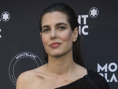Carlota Casiraghi en la presentación de su línea de joyas para Montblanc en el Festival de Cannes de 2018.