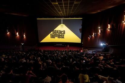 Presentación del Festival de Cine de Oaxaca.