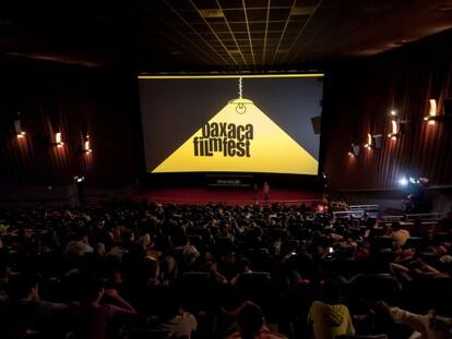 Presentación del Festival de Cine de Oaxaca.