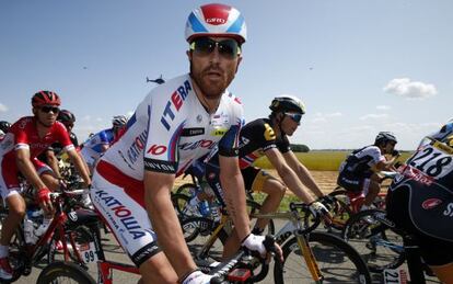 Luca Paolini durante la sexta etapa del Tour.