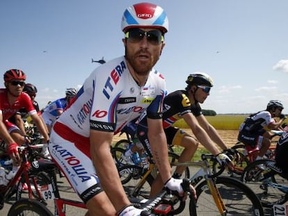 Luca Paolini durante la sexta etapa del Tour.