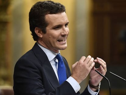 Pablo Casado, presidente del PP