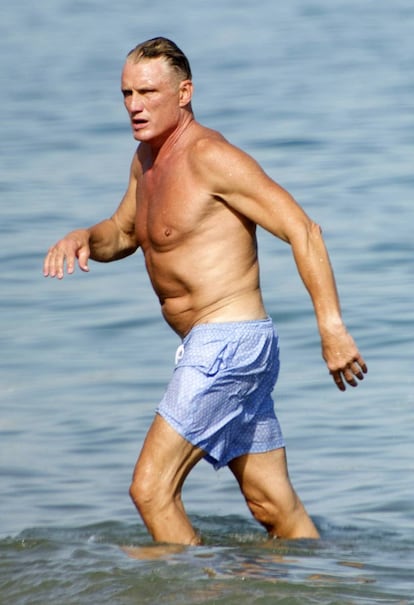 Dolph Lundgren, el pasado 6 de agosto en Marbella.