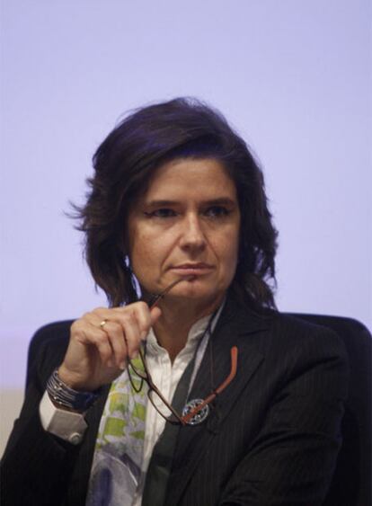 Elena Sánchez Blanco, en el I Congreso de Inteligencia celebrado en Madrid en octubre.