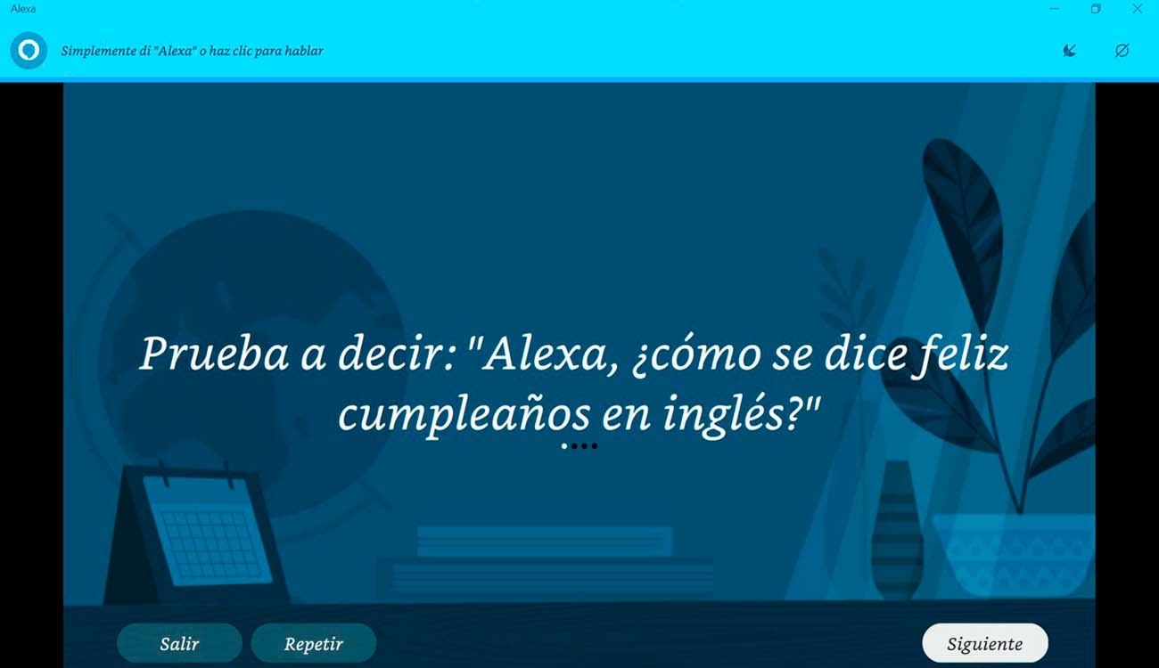 App Alexa en Alexa