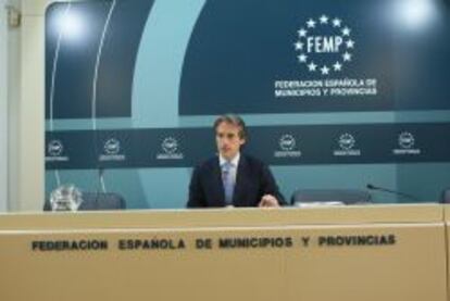 El presidente de la FEMP, íñigo de la Serna.