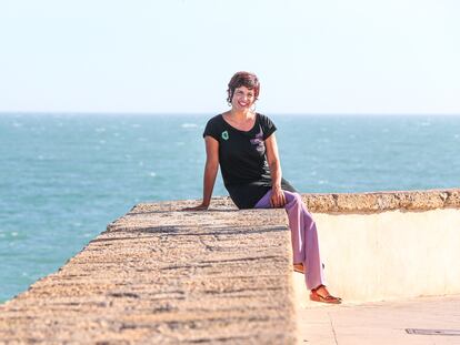 Teresa Rodríguez, el miércoles pasado en Cádiz.