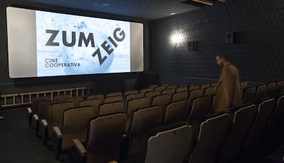 La sala del renovado cine Zumzeig.