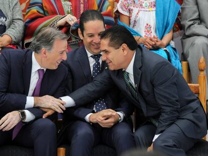 José Antonio Meade y Silvano Aureoles, en agosto de 2017.