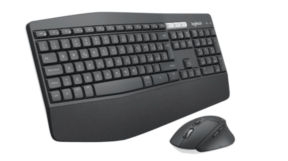 Lote de ratón y teclado inalámbrico Logitech.