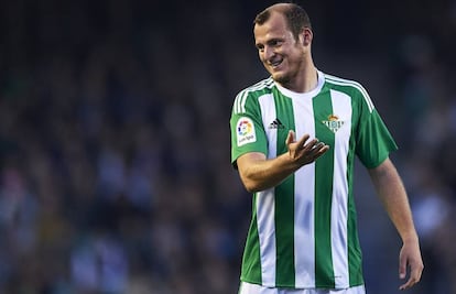 Zozulya, durante un partido con el Betis.