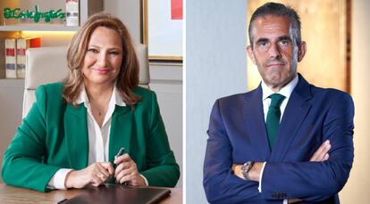 Marta Álvarez, presidenta de El Corte Inglés, y Víctor del Pozo, consejero delegado.