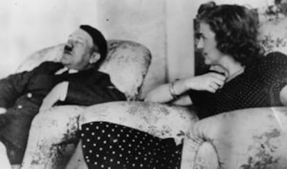 Hitler y Eva Braun en 1940.