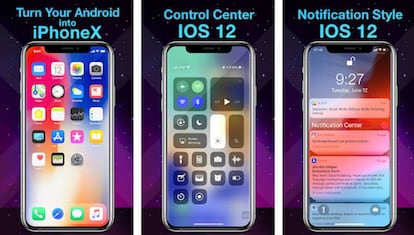 Convierte tu Android en un iPhone X.