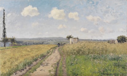 'Mañana de junio, Pontoise' (1873), de Camille Pissarro, uno de los artistas que retrataron el campo francés previo a la industrialización.