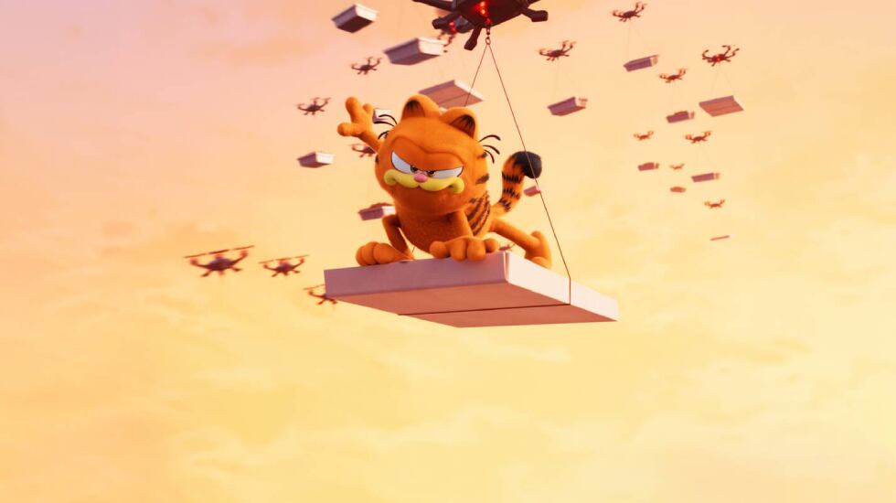 Imagen promocional de la película 'Garfield'.