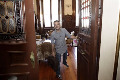 Xulio Ferreiro, en su estreno como alcalde de La Coruña, en 2015.