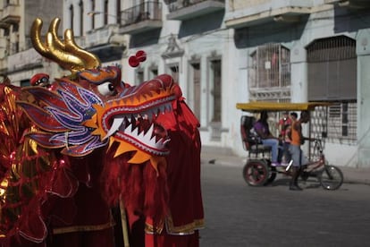 Celebraci&oacute;n del A&ntilde;o Nuevo chino en La Habana en 2014.