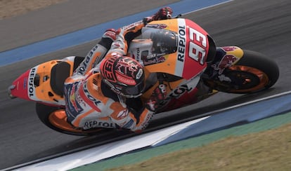 Marc Márquez, en Thailandia.