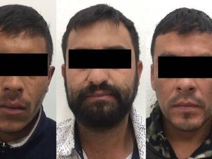 Los detenidos por secuestro.