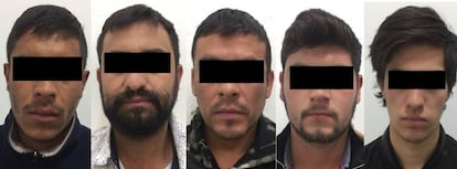 Los detenidos por secuestro.