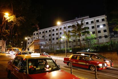 El consulado estadounidense en Hong Kong.