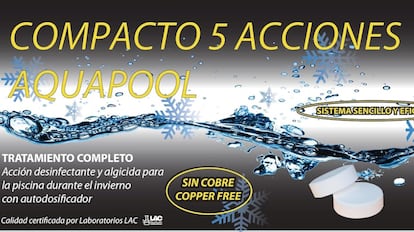 dosificador cloro piscina​ en invierno