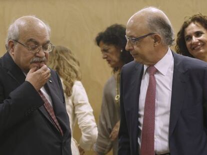 Andreu Mas-Colell i Cristóbal Montoro.