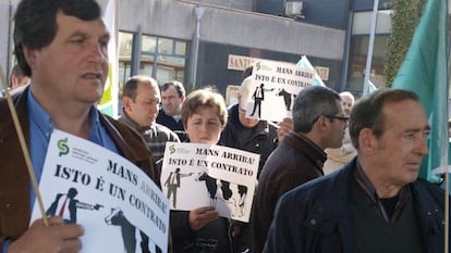 Protestas por el precio de la leche