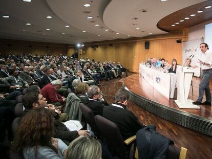 Josep Rull interviene en el Consejo Nacional de CDC.