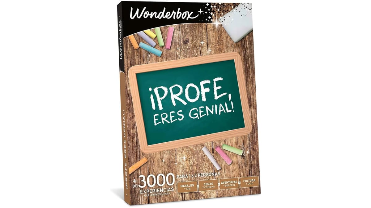 Caja regalo “Profe, eres genial”.