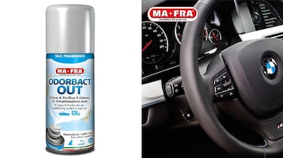 Oczyszczacz klimatyzacji samochodowej o pojemności 150 ml.
