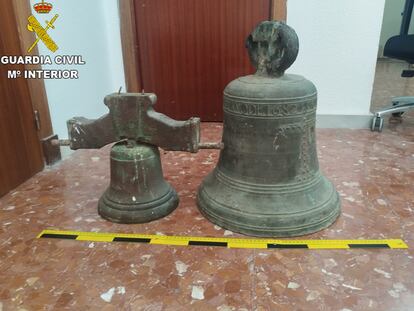 Campanas recuperadas tras ser robadas de una iglesia en Jerez de la Frontera Cádiz