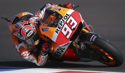 Márquez, en el gran premio de Argentina.