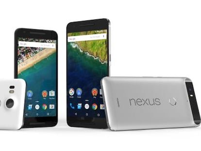 Los actuales Nexus de Google han sido fabricados por HTC y LG.