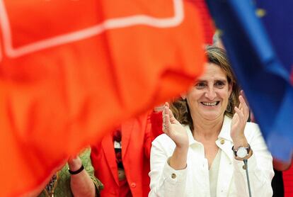 La vicepresidenta Tercera y ministra para la Transición Ecológica, Teresa Ribera.