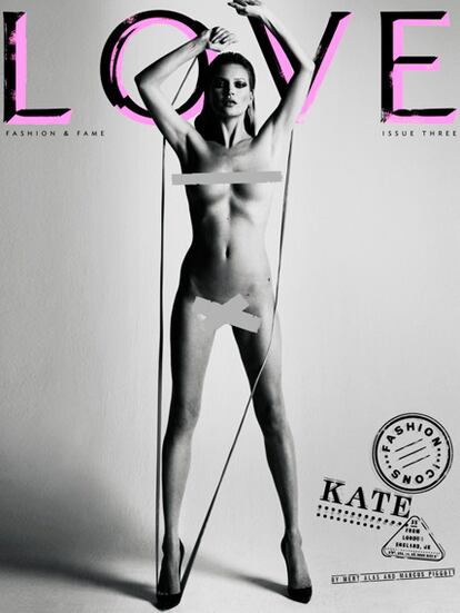 Kate Moss muestra la perfección en Love.