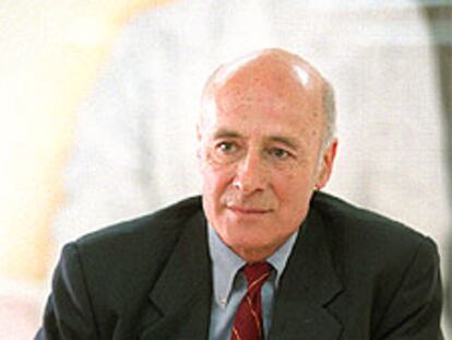 Joseph Nye, ayer en Madrid.