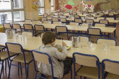 Un menjador d'una escola.