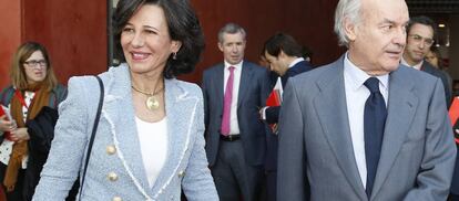 Ana Botín y Rodrigo Echenique