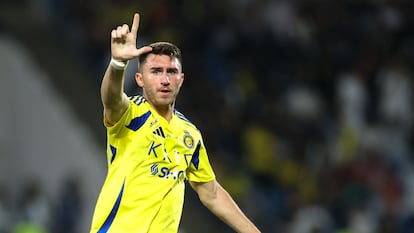 Aymeric Laporte, con la camiseta del Al Nassr, su último club.